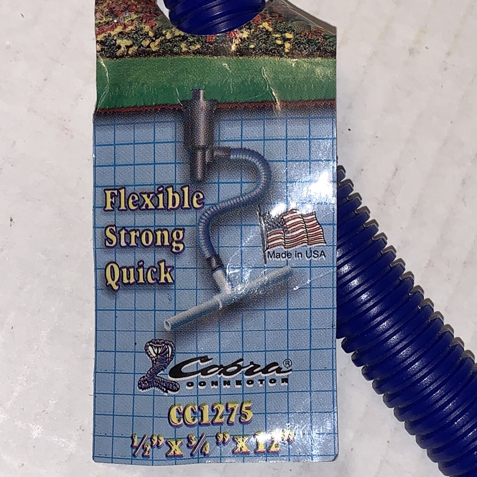 Flex Riser 1/2”x3/4”x12” Cobra Connector CC1275 New