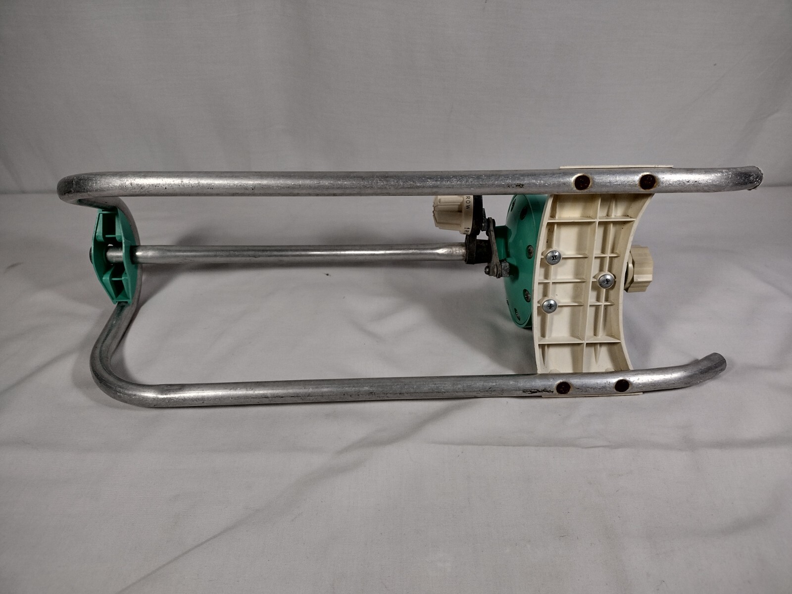 Vintage Aqua Queen Lawn Sprinkler Oscillating Aluminum & Plastic Tested