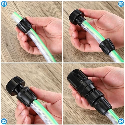 4 Pcs Drip Irrigation Pressure Regulator Faucet Adapter Kit, 2 Pcs 4.0 15 PSI