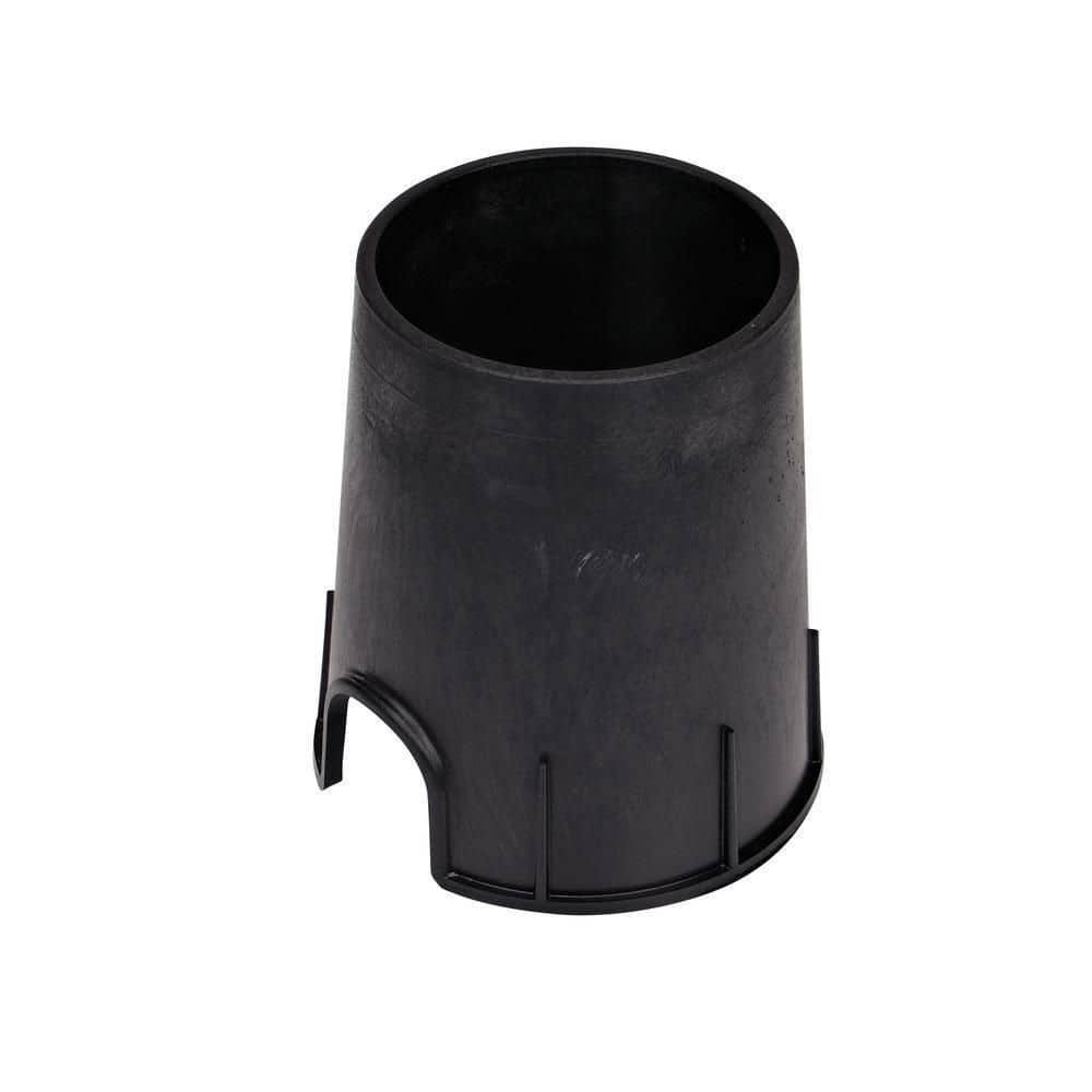 6 in. Round Valve Box and Cover, Black Box, Green ICV Cover