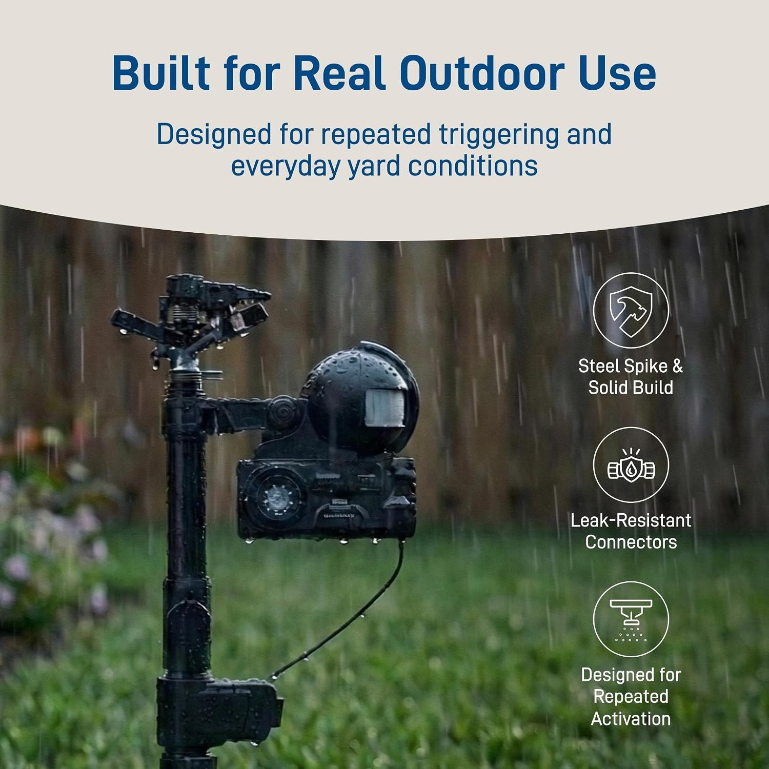 Orbit 62100 Yard Enforcer Motion-Activated Sprinkler Outdoor Animal Repeller