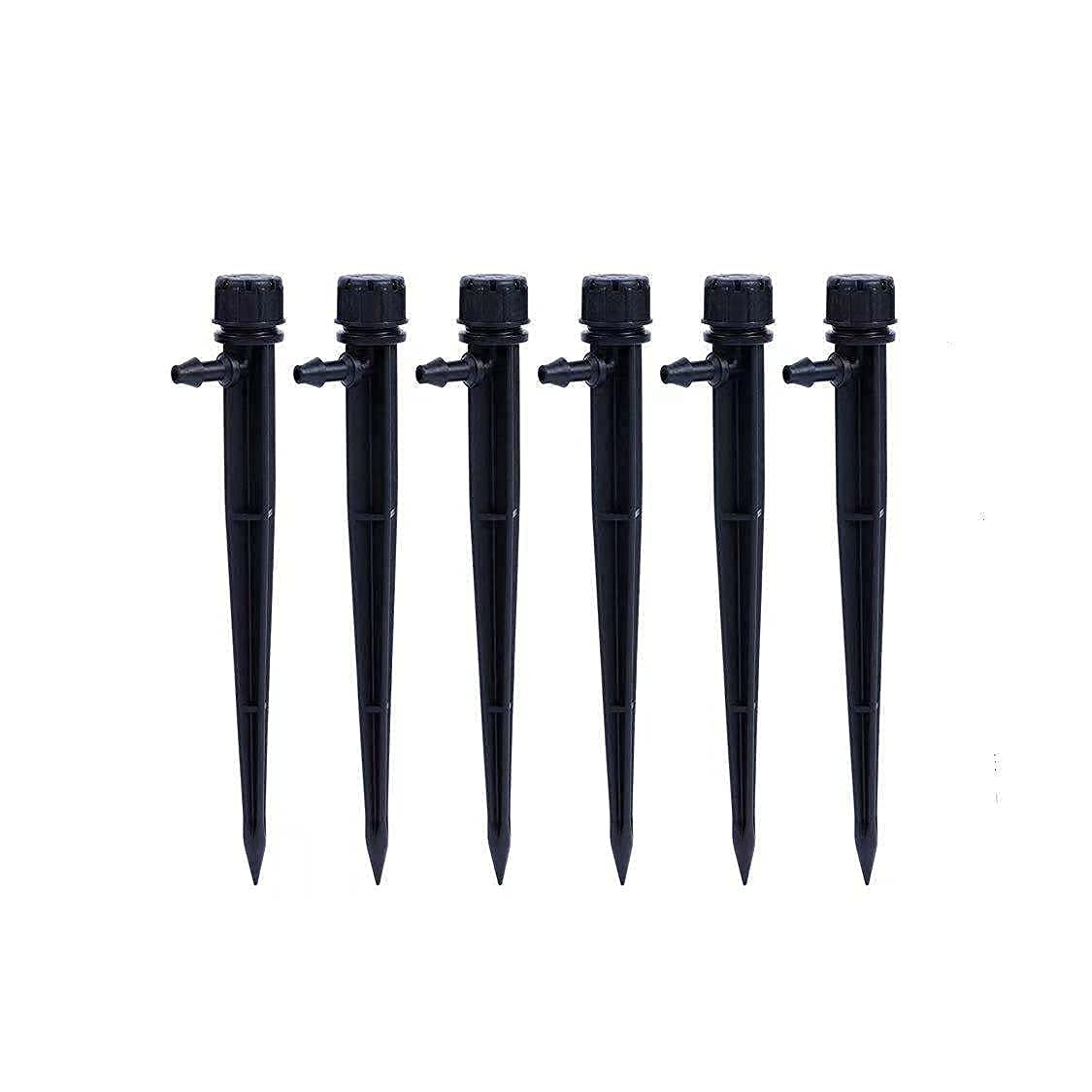 60PCS Drip Irrigation Emitters Adjustable 1/4″ Garden Water Drippers