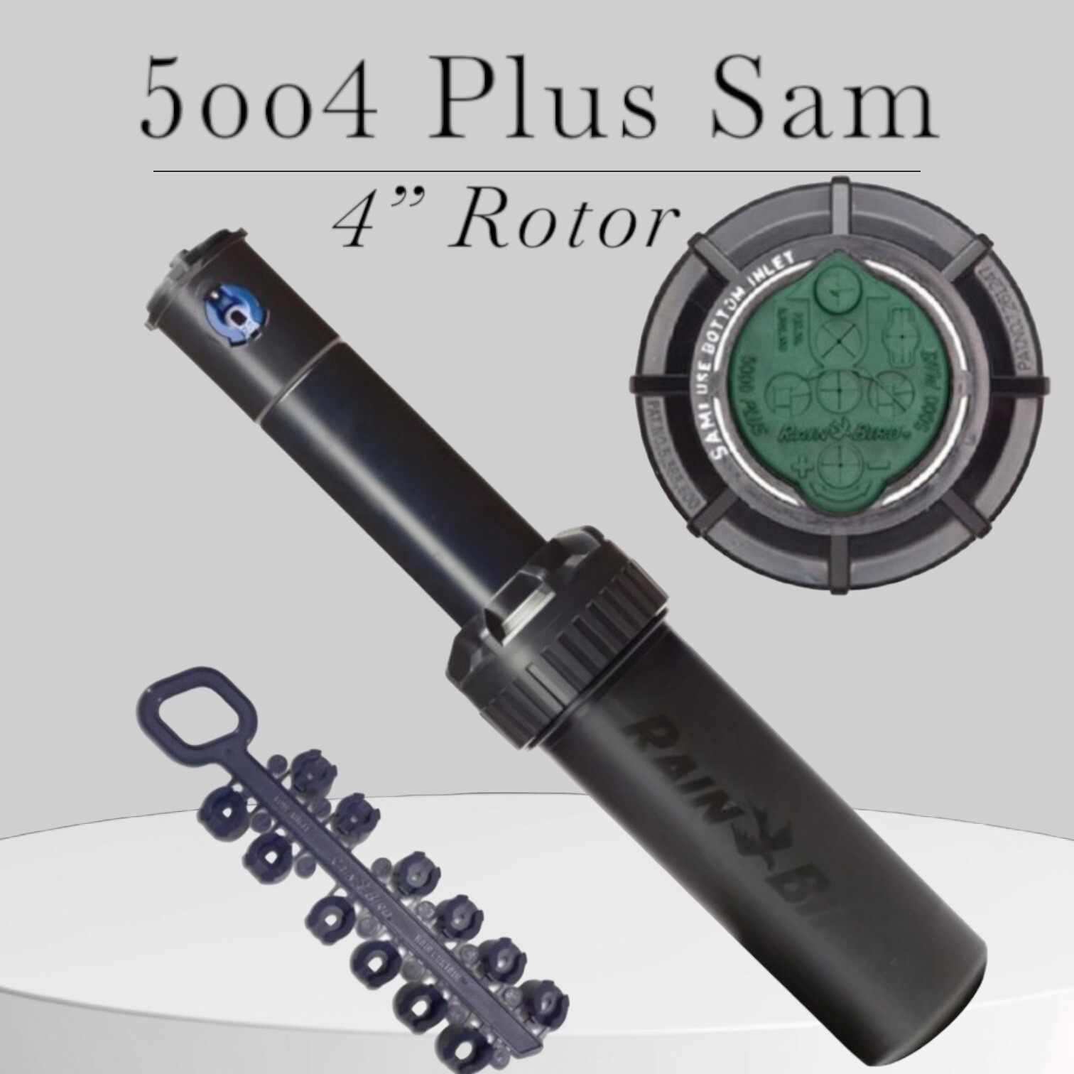 Rain Bird 5000+ Series Rotor Sprinkler Head 5004+PC SAM Professional W Nozzles