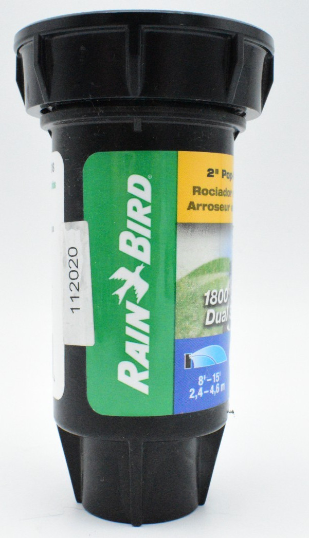 8 Pcs Rain Bird 1800 Series 1802FDS 2″ Pop Up Sprinkler 8-15′ Spray 360 Degree