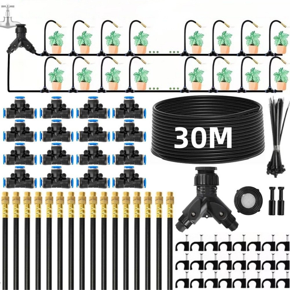 100 FT Drip Irrigation System Kit, Automatic Garden Watering System for Plants