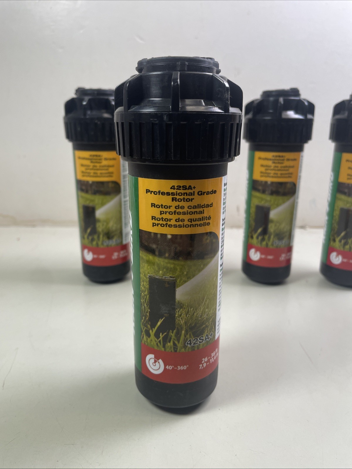 Rain Bird 42SA+ Professional 4″ Sprinkler Rotor Head 40-360 Degree 26-38ft (5pk)