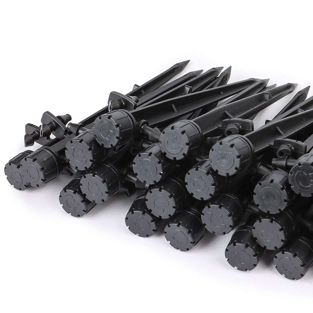 50 Pcs/set Irrigation Drippers Drip Emitters Micro Spray Adjustable Sprinkler