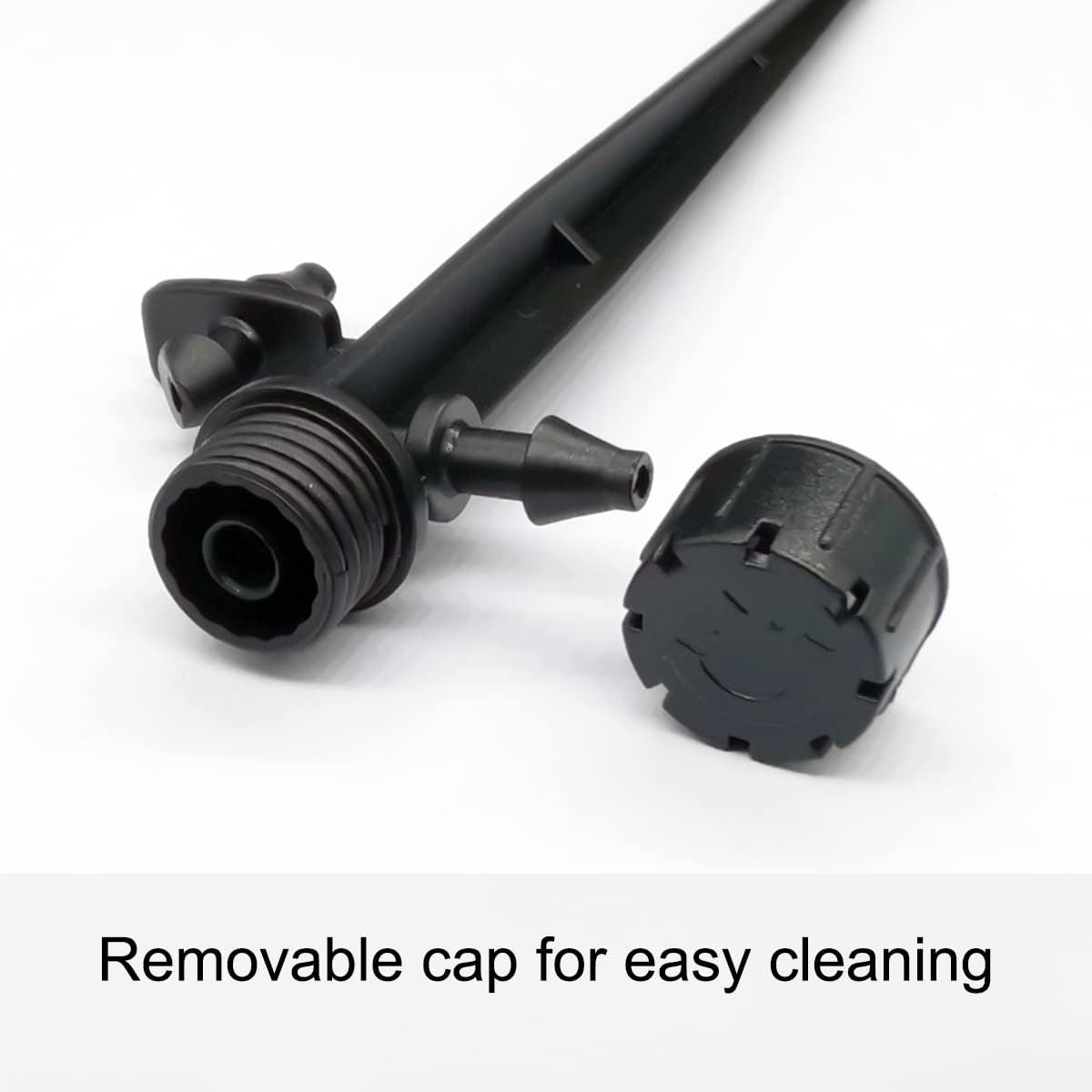 25Pcs 360° Adjustable Water Flow Irrigation Drippers Stake Emitter Drip System