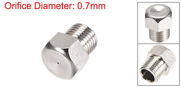 G1/4 Mist Nozzle – 0.7mm Orifice Dia Brass Fine Atomizing Spray Tip