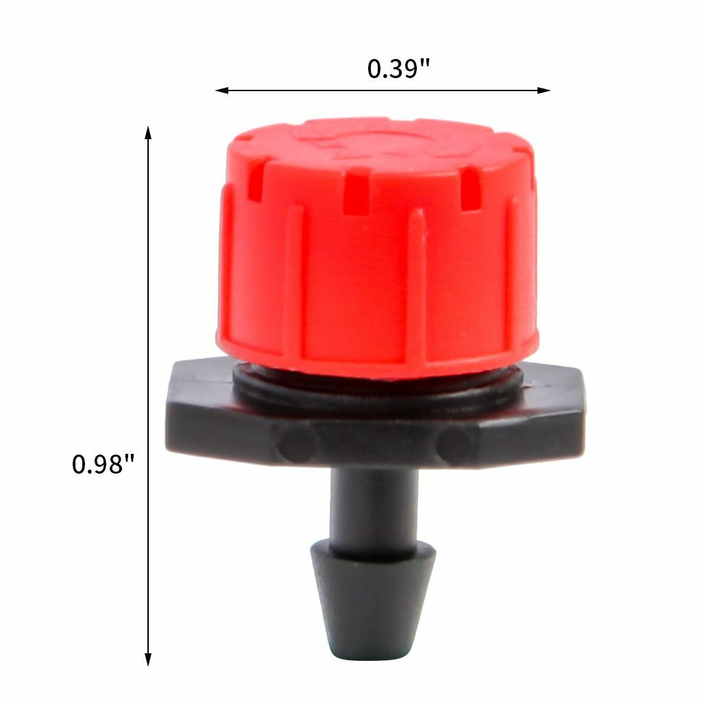 50/100/300X Irrigation Sprinklers Watering Drippers Emitter Drip System On 1/4”