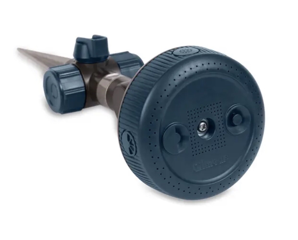 Outdoor Lawn Pivoting Multi-Pattern Sprinkler Spike with On/Off Switch (bff) M12
