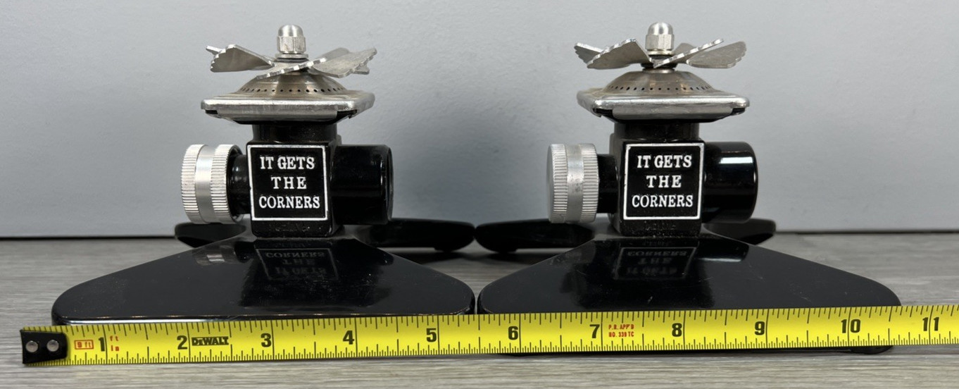 VTG Nelson Square Spray Lawn Sprinkler Metal Head Gets the Corners – Lot of 2