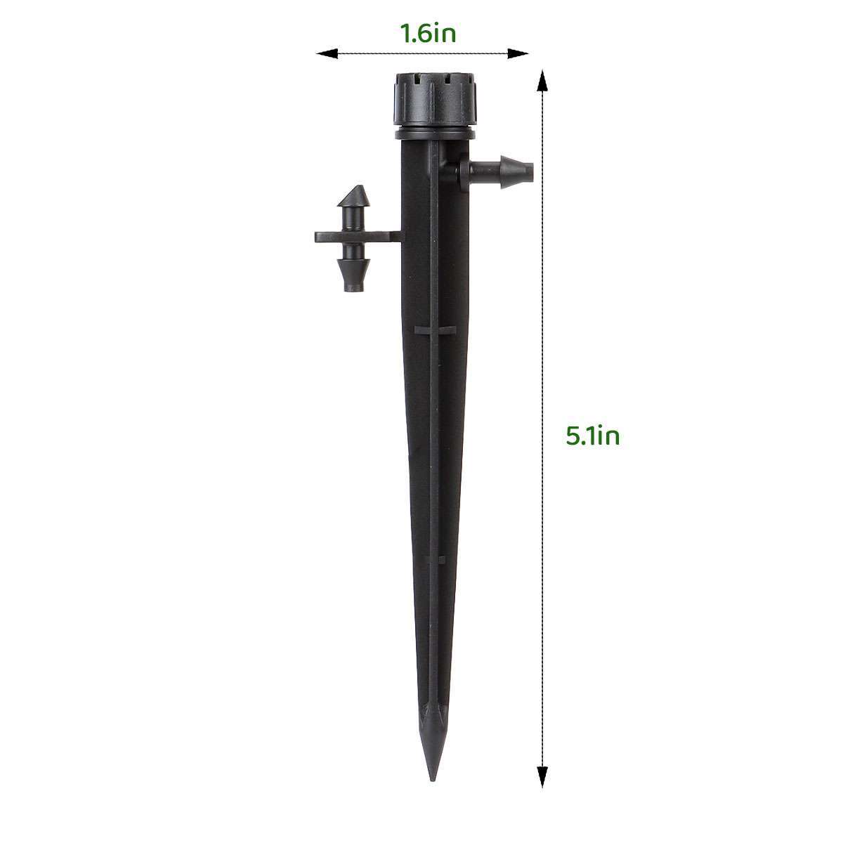 50-150X 360° Adjustable Water Flow Irrigation Drippers Stake Emitter Drip System