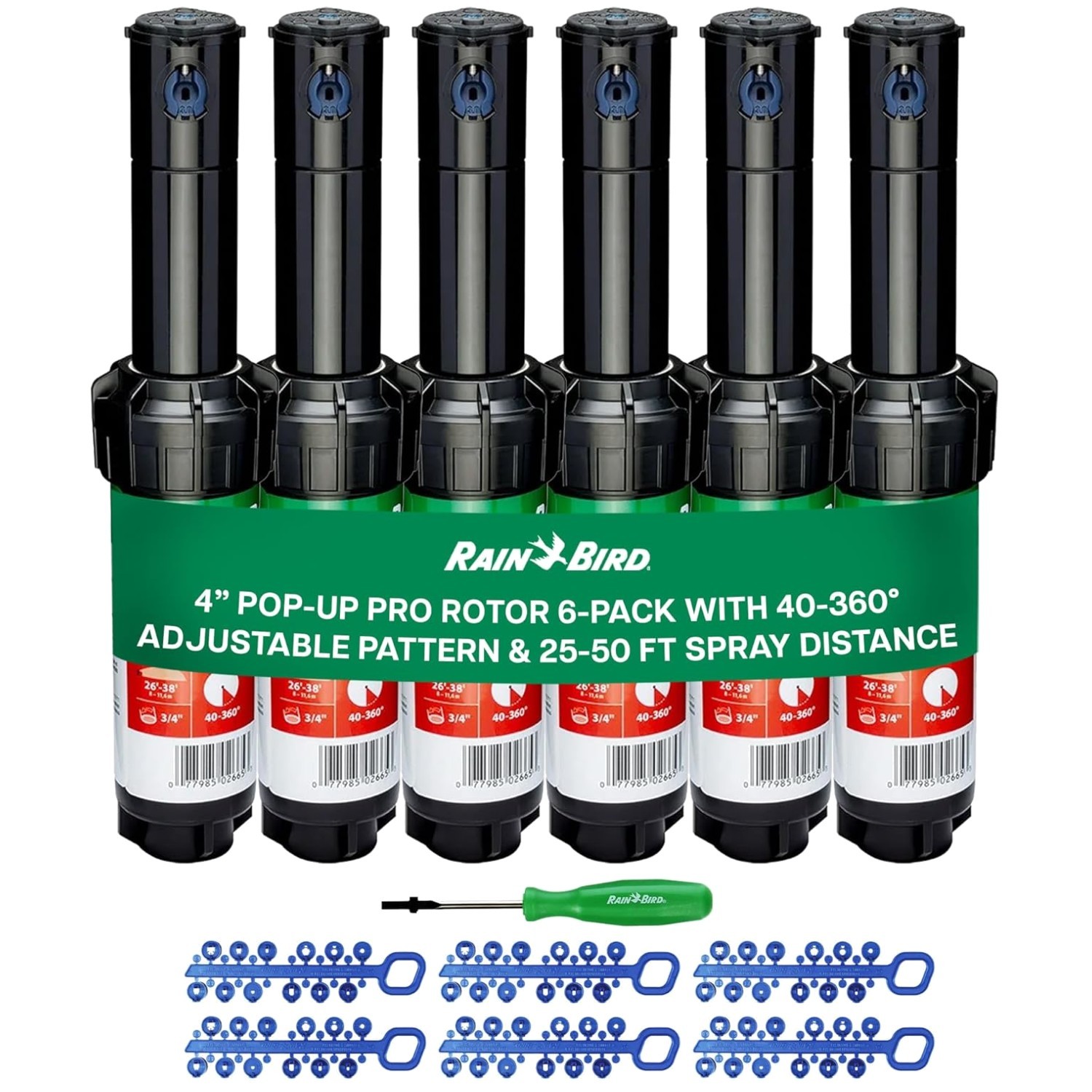 5000 Rotor 6-Pack with Nozzle Tree & Screwdriver Tool