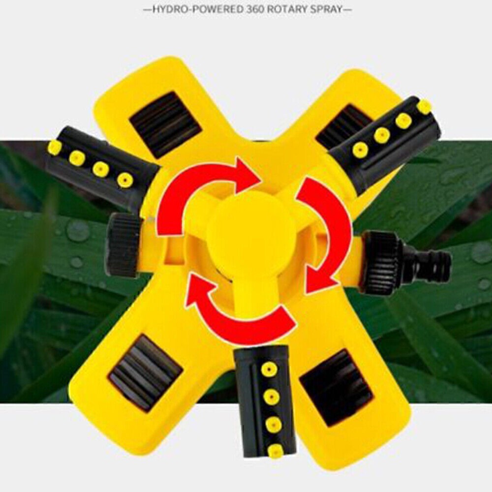 360° Automatic Rotating Garden Sprinkler | Lawn Sprinkler | Yard Sprinkler
