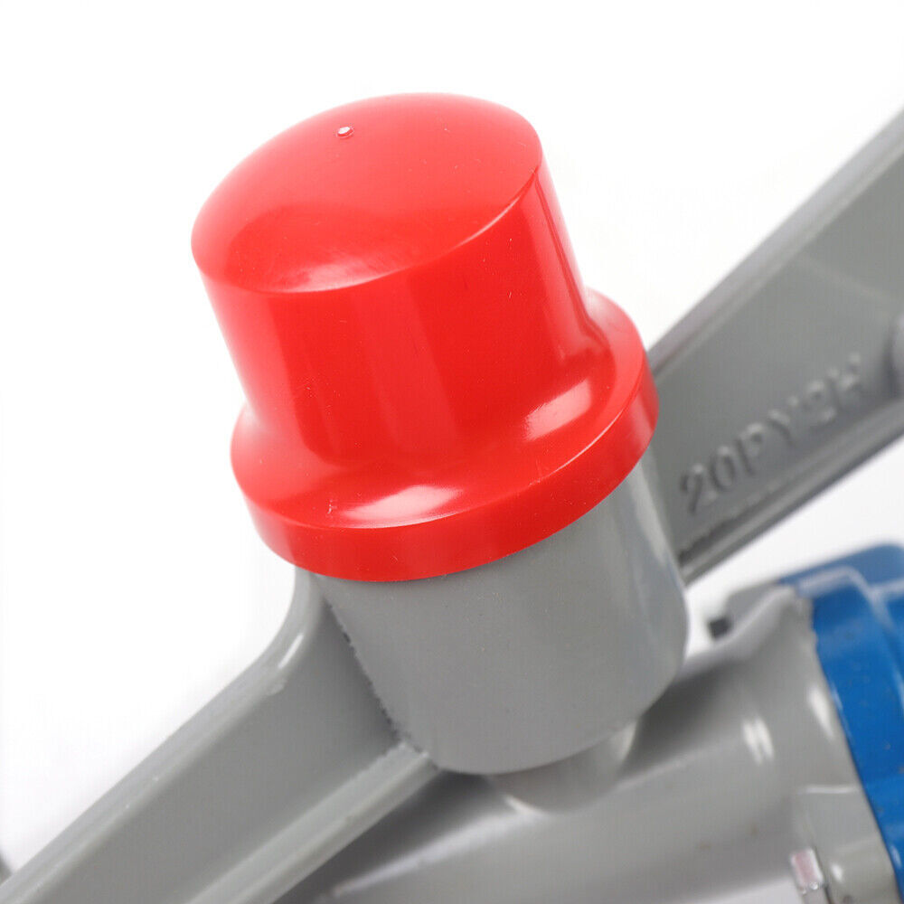 1″ 360° Rain Spray Gun Adjustable Impact Sprinkler Large Area Water Irrigation