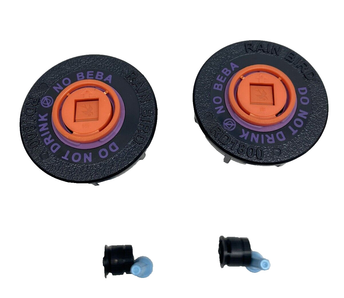 Lot Of 2, RD1800 Rain Bird 6″ Pressure Regulated Spray Head W/Seal-A-Matic 30PSI