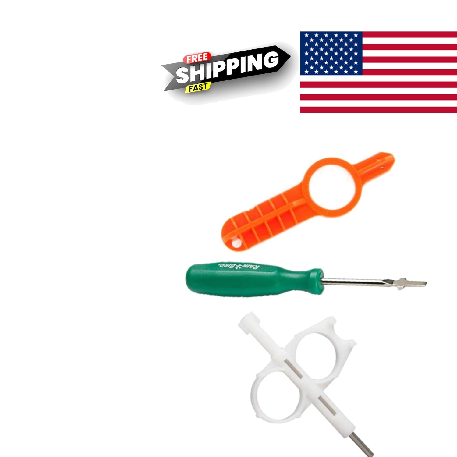 Sprinkler Tool Pack for Rotor Heads 3 Inches Height White Plastic Design