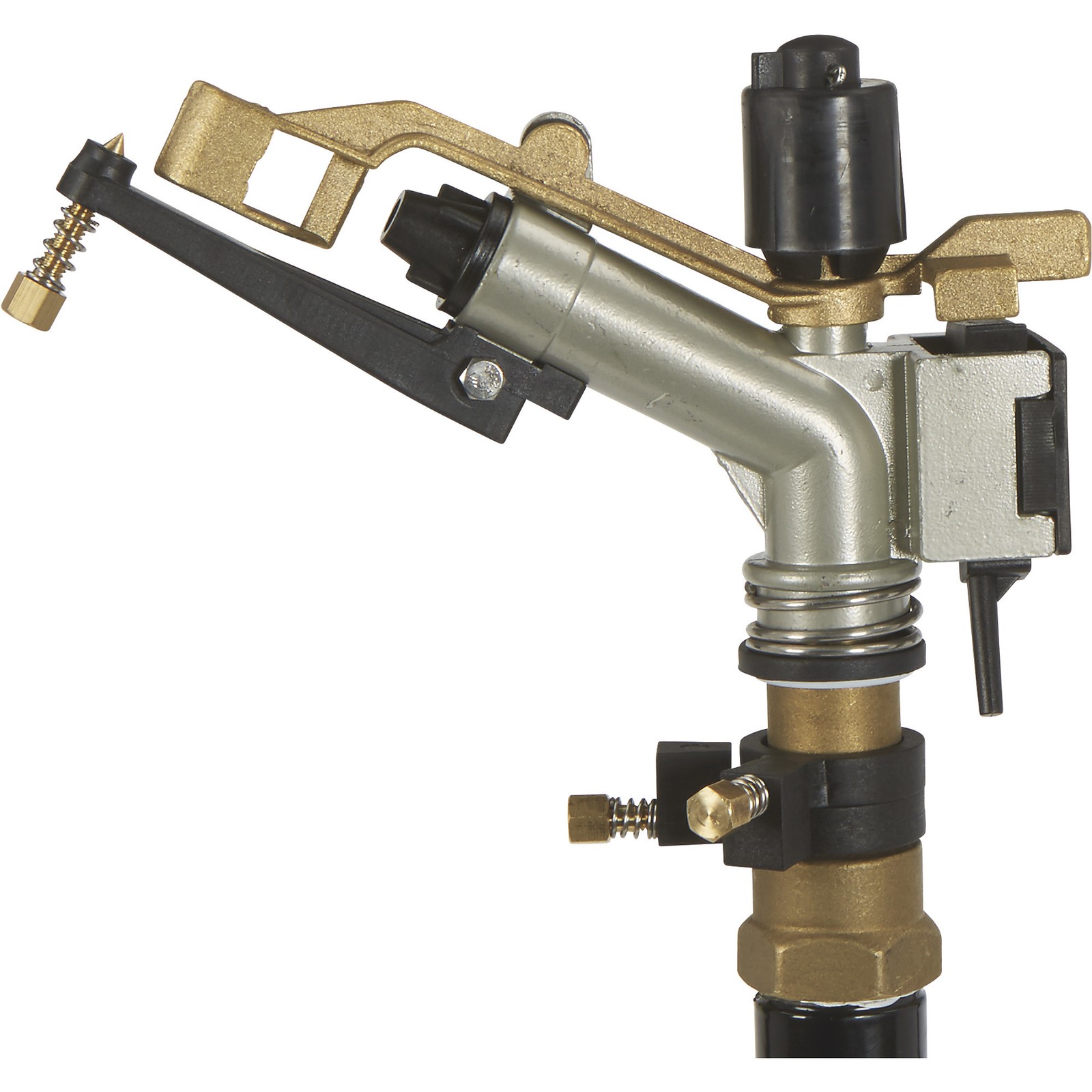 Strongway Tripod Sprinkler with Round Base, 1in. Head with 3 Nozzles, 120ft.