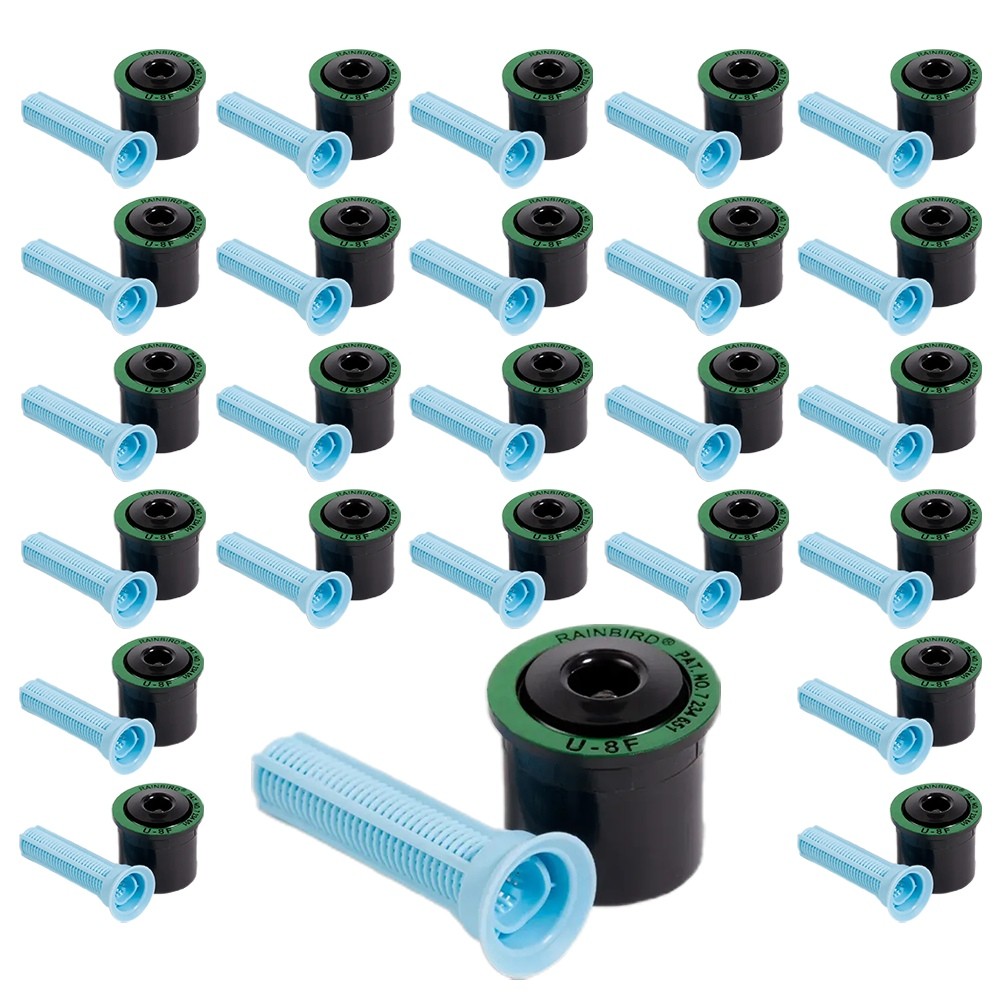 (25) Rain Bird U8F Full-Circle Spray Nozzle 8′ Range (360°) Degree Pattern Irrig